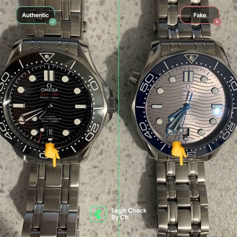 how to spot a fake omega seamaster 300|Omega Seamaster real vs fake.